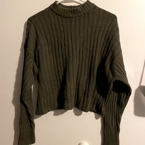 AE Olive Green turtleneck Sweater